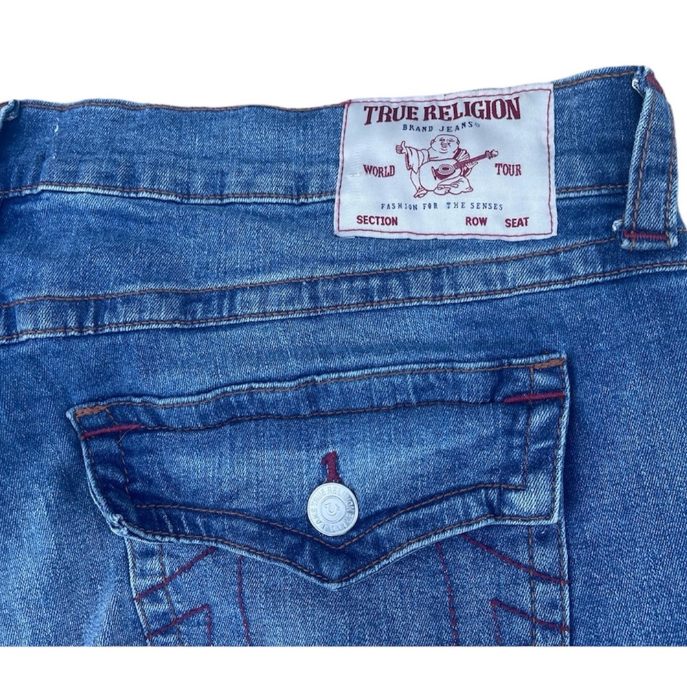 True Religion Blue Jeans, size 40.  Ricky, relaxed straight